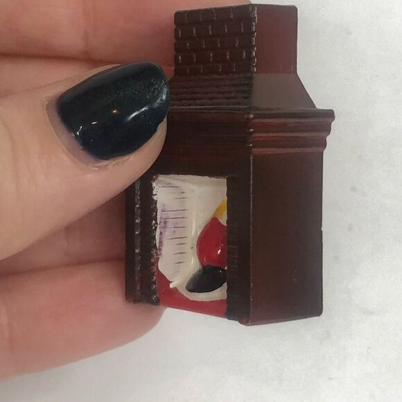 vintage little scenes chimney brown miniature dollhouse crafts christmas - Picture 4 of 4